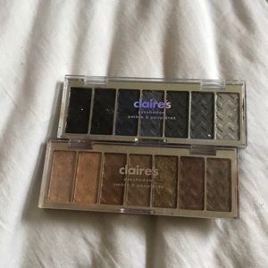 2 Claire’s eyeshadow palette